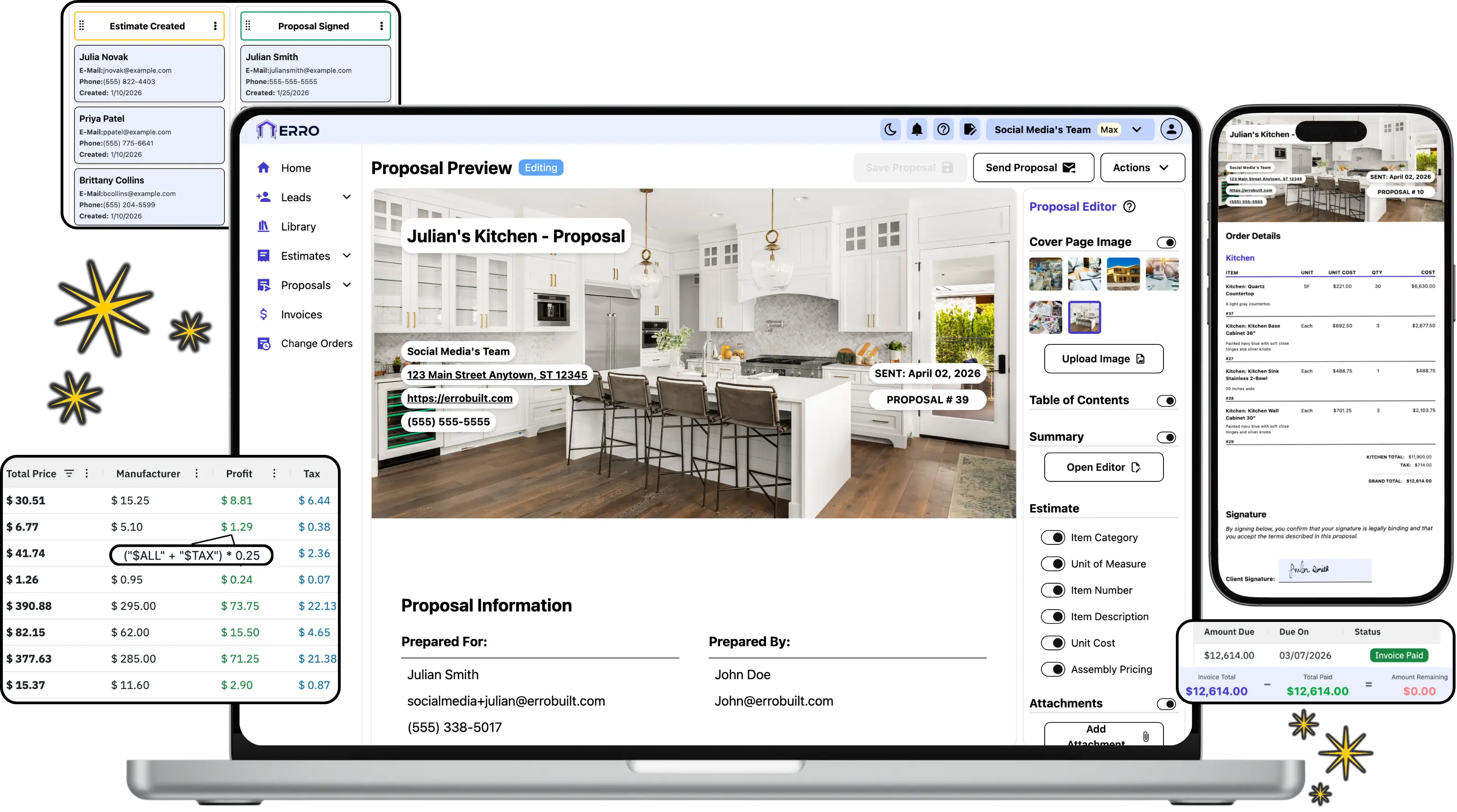 Erro platform features collage